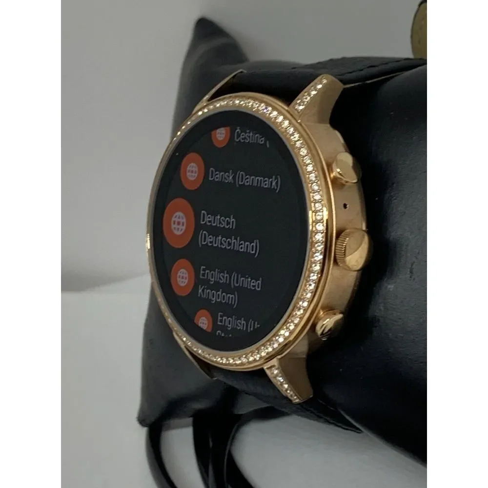 Fossil Gen 4 Authentic Digital Dial Smart Watch Custom Band FTW6015 QT771